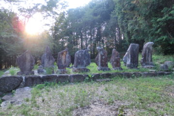 神明神社の句碑群